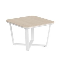 Line СФ-571608.1 (Дуб светлый/Белый) Стол журнальный