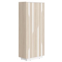 Line СФ-574204 (Дуб светлый/Белый) Шкаф высокий