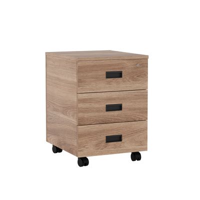 Liverpool LVP19030306 (Орех бренди) Тумба подкатная с 3 ящиками