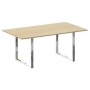Metal System Direct БО.ПРГ-180 (Акация лорка) Стол переговорный на О-образном металлокаркасе