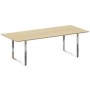 Metal System Direct БО.ПРГ-240 (Акация лорка) Стол переговорный на О-образном металлокаркасе