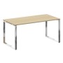Metal System Direct БО.СРР-4.8 (Акация лорка) Стол рабочий руководителя на О-образном металлокаркасе