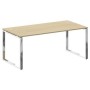 Metal System Direct БО.СРР-5.9 (Акация лорка) Стол рабочий руководителя на О-образном металлокаркасе