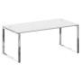 Metal System Direct БО.СРР-5.9 (Белый) Стол рабочий руководителя на О-образном металлокаркасе