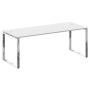 Metal System Direct БО.СРР-6.8 (Белый) Стол рабочий руководителя на О-образном металлокаркасе
