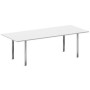 Metal System Direct БП.ПРГ-240 (Белый) Стол переговорный на П-образном металлокаркасе