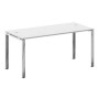 Metal System Direct БП.СРР-4.7 (Белый) Стол рабочий руководителя на П-образном металлокаркасе
