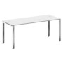 Metal System Direct БП.СРР-5.7 (Белый) Стол рабочий руководителя на П-образном металлокаркасе