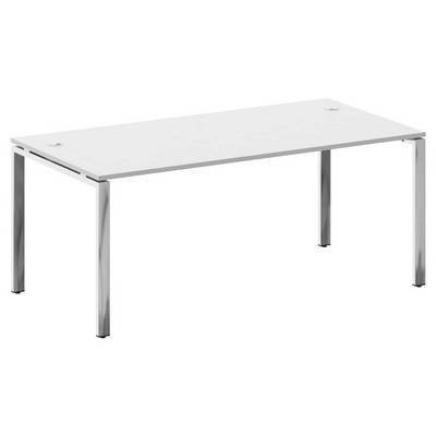 Metal System Direct БП.СРР-5.9 (Белый) Стол рабочий руководителя на П-образном металлокаркасе