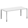 Metal System Direct БП.СРР-5.9 (Белый) Стол рабочий руководителя на П-образном металлокаркасе