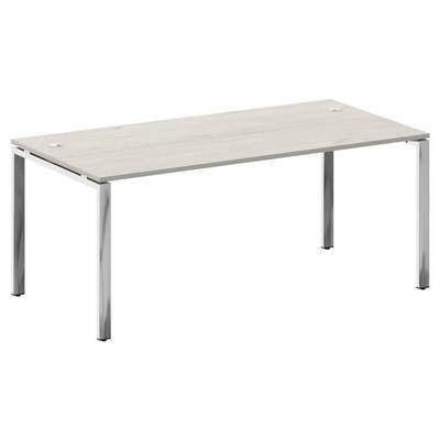 Metal System Direct БП.СРР-5.9 (Дуб наварра) Стол рабочий руководителя на П-образном металлокаркасе