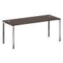 Metal System Direct БП.СРР-5.7 (Венге цаво) Стол рабочий руководителя на П-образном металлокаркасе