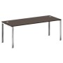 Metal System Direct БП.СРР-6.8 (Венге цаво) Стол рабочий руководителя на П-образном металлокаркасе