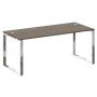 Metal System Direct БО.СРР-5.8 (Вяз благородный) Стол рабочий руководителя на О-образном металлокаркасе