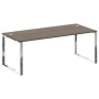 Metal System Direct БО.СРР-6.9 (Вяз благородный) Стол рабочий руководителя на О-образном металлокаркасе