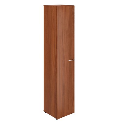 Милан МЛ-2.1 МЛ-8.2 (Орех донской) Шкаф узкий высокий закрытый