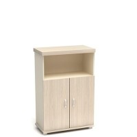 Модерн К64 (Дуб шамони светлый) Шкаф широкий низкий