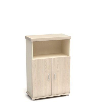 Модерн К64 (Дуб шамони светлый) Шкаф широкий низкий