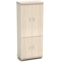 Модерн К65 (Дуб шамони светлый) Шкаф широкий высокий