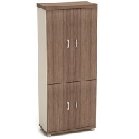 Модерн К65 (Дуб шамони темный) Шкаф широкий высокий