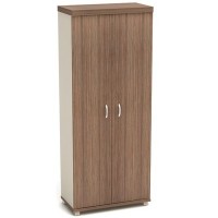 Модерн К66 (Дуб шамони темный) Шкаф широкий высокий