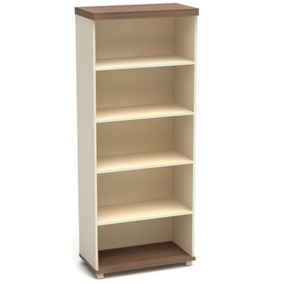 Модерн К81 (Дуб шамони темный) Стеллаж широкий высокий