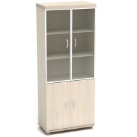 Модерн К86 (Дуб шамони светлый) Шкаф широкий высокий