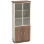 Модерн К86 (Дуб шамони темный) Шкаф широкий высокий