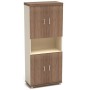 Модерн К87 (Дуб шамони темный) Шкаф широкий высокий