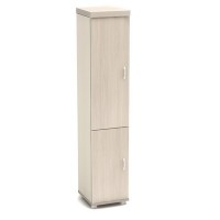 Модерн К90 (Дуб шамони светлый) Шкаф узкий высокий