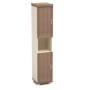 Модерн К92 (Дуб шамони темный) Шкаф узкий высокий