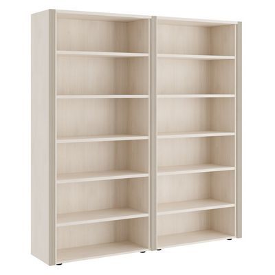 Monza Композиция 2 (Дуб шамони светлый) Шкаф для бумаг 4 створки