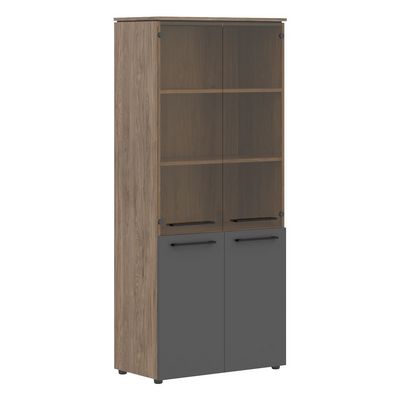 Morris Trend MHC 85.2 (Кария Пальмира/Антрацит) Шкаф-комбинированный-