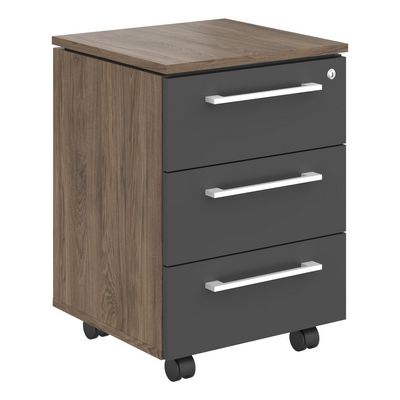 Morris Trend MMC-3D (Кария Пальмира/Антрацит) Тумба мобильная