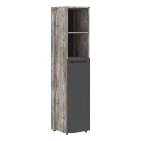Morris Trend MHC 42.6 (Сосна Нордик/Антрацит) Шкаф колонка с глухой средней дверью 