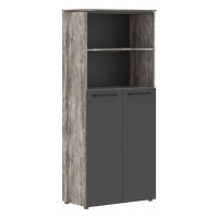 Morris Trend MHC 85.6 (Сосна Нордик/Антрацит) Шкаф с глухими средними дверьми 