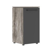 Morris Trend MLC 42.1 (Сосна Нордик/Антрацит) Шкаф колонка с глухой малой дверью 