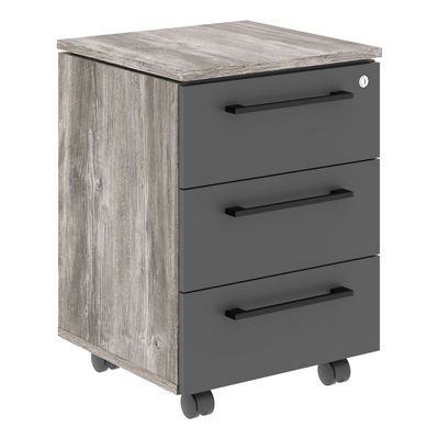 Morris Trend MMC-3D (Сосна Нордик/Антрацит) Тумба мобильная