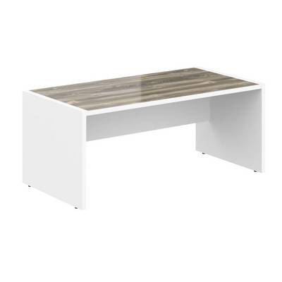 Morris MST 189 (Дуб Базель/Белый) Стол руководителя