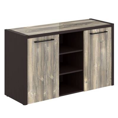 Morris MTF 140 (Дуб Базель/Венге) Тумба с фригобаром