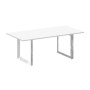 Onix Direct Lux M-O.MO-PRG-19 (Белый бриллиант) Стол переговорный на О-образном м/к