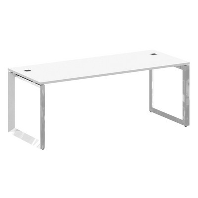 Onix Direct Lux M-O.MO-SRR-6.8 (Белый бриллиант) Стол рабочий руководителя на О-образном м/к