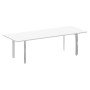 Onix Direct Lux M-O.MP-PRG-25 (Белый бриллиант) Стол переговорный на П-образном м/к