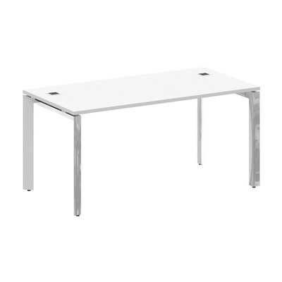 Onix Direct Lux M-O.MP-SRR-4.8 (Белый бриллиант) Стол рабочий руководителя на П-образном м/к