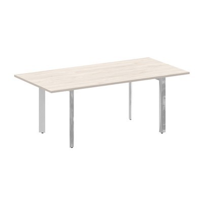 Onix Direct Lux M-O.MP-PRG-19 (Денвер светлый) Стол переговорный на П-образном м/к