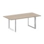 Onix Direct Lux M-O.MO-PRG-19 (Дуб аттик) Стол переговорный на О-образном м/к