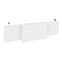 Onix Direct O.M-CSR-5 (Белый бриллиант/Антрацит) Царга стола руководителя