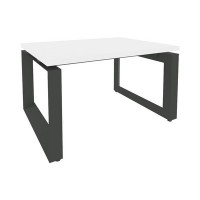 Onix Direct O.MO-SJ-1 (Белый бриллиант/Антрацит) Стол журнальный на О-образном м/к