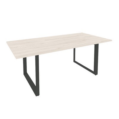 Onix Direct O.MO-PRG-19 (Денвер светлый/Антрацит) Стол переговорный на О-образном м/к