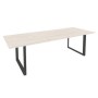 Onix Direct O.MO-PRG-25 (Денвер светлый/Антрацит) Стол переговорный на О-образном м/к
